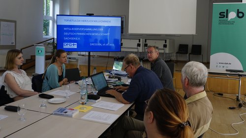 Mitgliederversammlung DFG Sachsen in Dresden 1